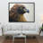 Brown-Headed Eagle Print On Canvas-98694373