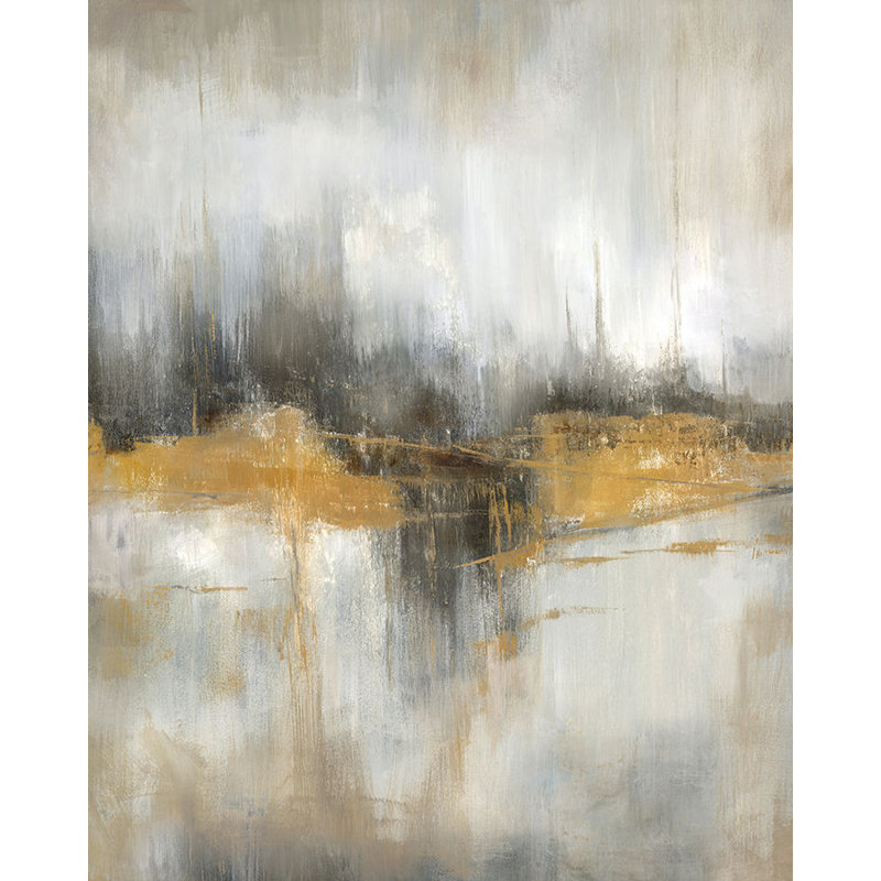 Moonage Daydream Painting by Jacob Lincoln, Hand Emblishment Gold