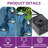 32"H 4-Tier Ceramic Outdoor Water Fountain with LED Light-1346668318