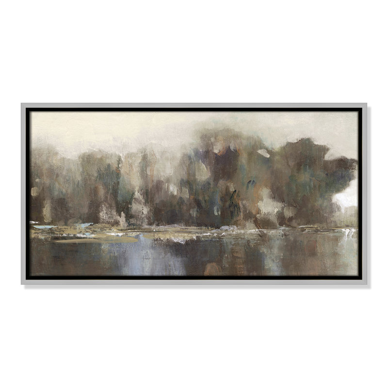 «Daily Reflections II - Landscape Version Print» par Carol Robinson, Argent argent, H 13,5 po x l 25,5 po