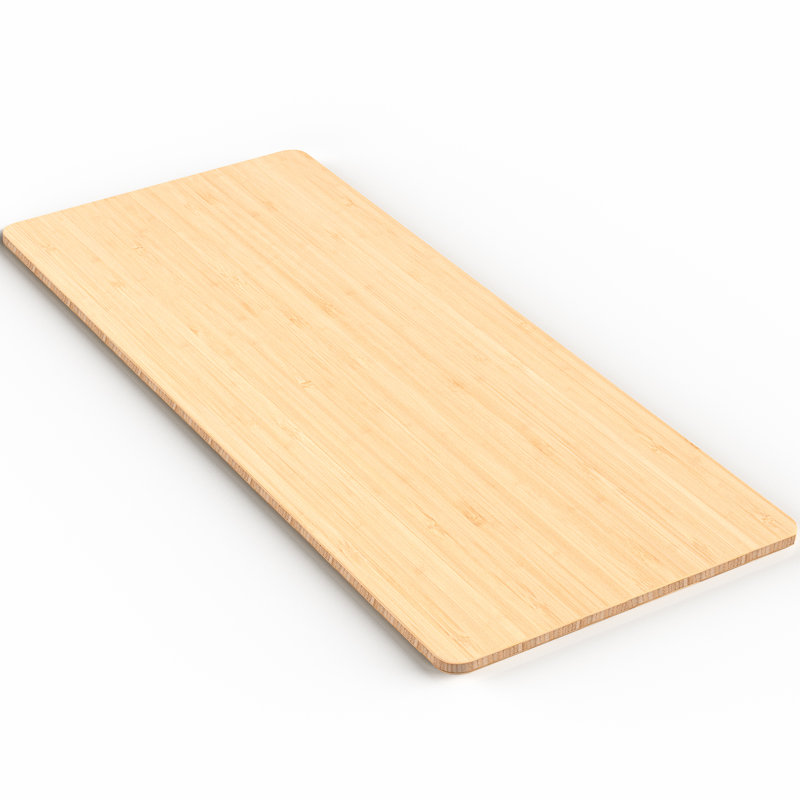 Universal Table Top for Sit to Stand Desk Frames, Bamboo, 1-Piece, 71" x 30"
