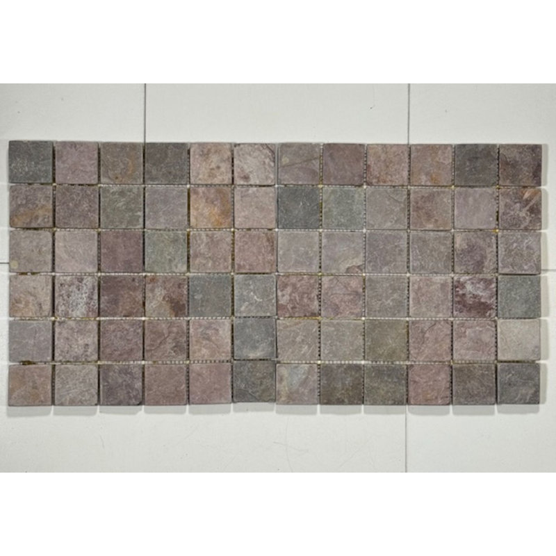 Tumbled Violet Orchid Mosaic 2X2”