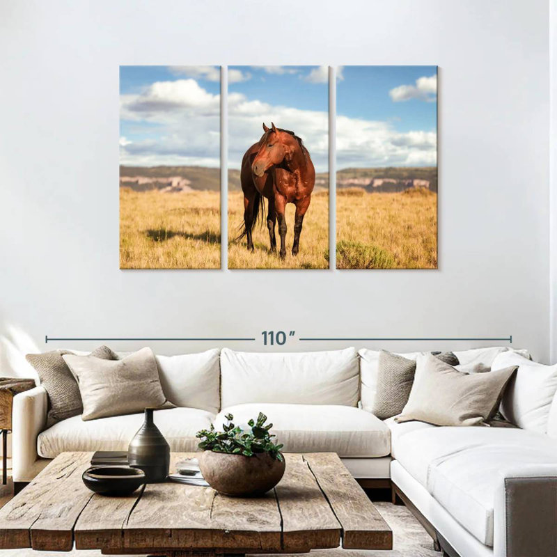 Wild Quarter Horse, 48" H x 74" W