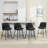Modern 26" Swivel Faux Leather Upholstered Counter Stool with Wood Trim-433224182-433224181