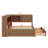 Multifunctional Daybed with Shelves, and Two Drawers-1619738924