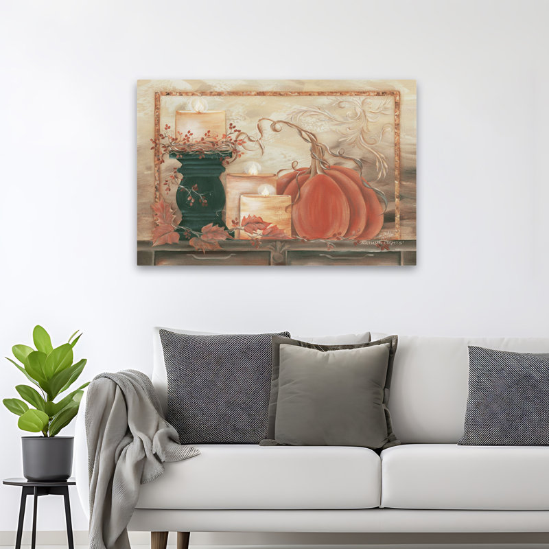 Lumières d'automne - Art contemporain d'automne, H 32 po x l 48 po