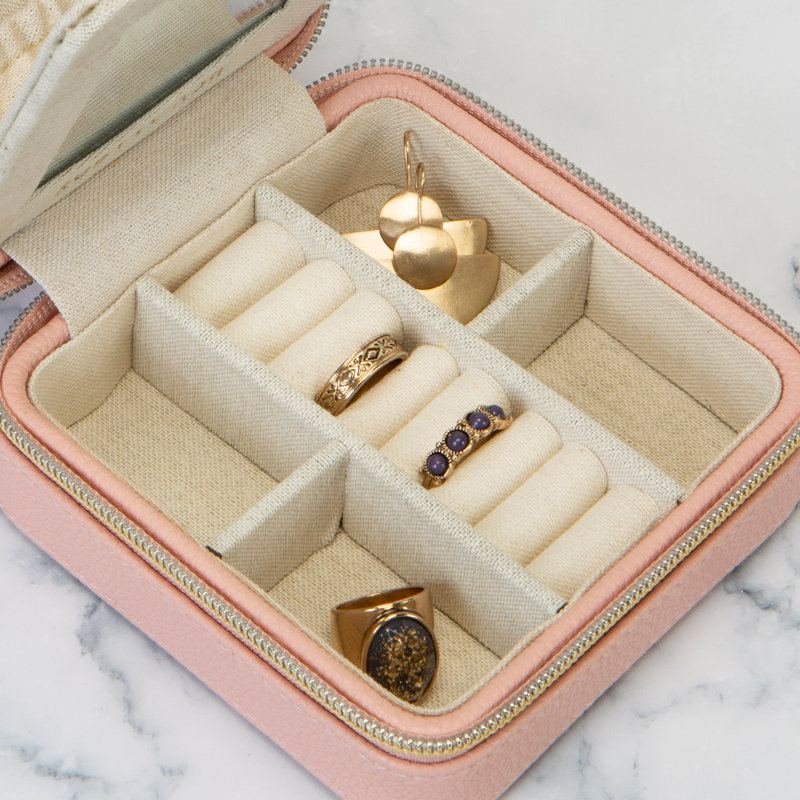 Fabric Travel Case, Blush