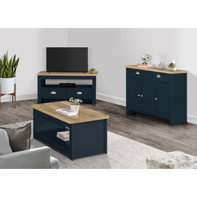 Napanoch Sled Coffee Table with Storage