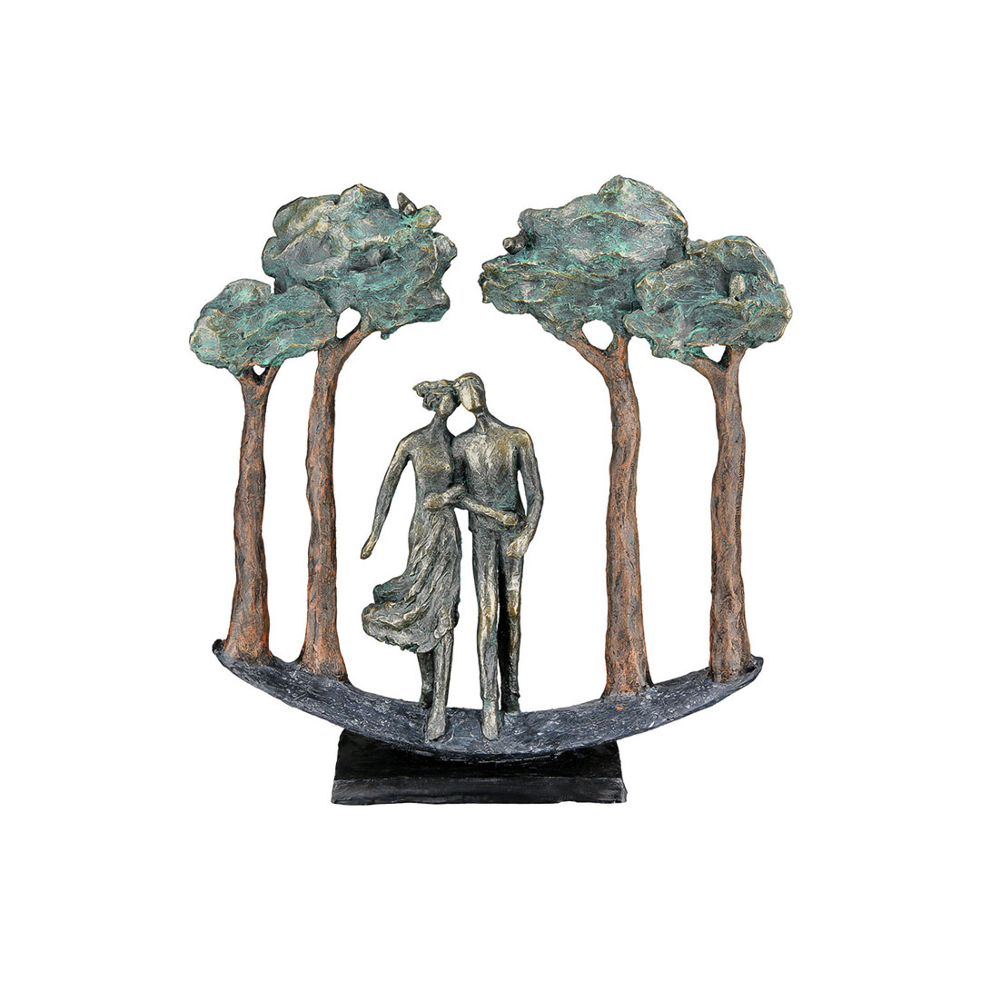 Skulptur Under Trees bronzefarben H. 30 cm