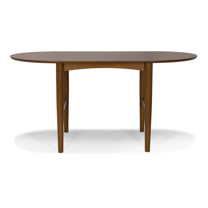 Rudolphus Extendable Oval Solid Wood Base Dining Table