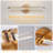 1PC-Bathroom Vanity Lighting Fixture Strip Wall Light Modern Clear Crystal Wall Sconce Indoor All Copper Decor Wall Lamp for Bathroom Hallway Entryway Balcony-121498565-121498568