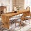 Table de salle à manger de 78,64 pouces de long pour 6 à 8 personnes, table de cuisine en bois pour la salle à manger-917272966