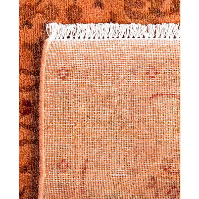 Overdyed One-of-a-Kind 3' 1" x 5' 4" Hand Knotted Area Rug