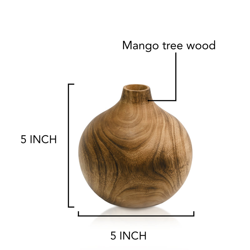 Vase de table intérieur / extérieur 5 po Claresta