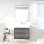 Base de meuble-lavabo mural 30 po Moreno avec plateau en acrylique renforcé Moreno-1162676663