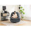 Fauteuil oscillant inclinable électrique avec chargeur USB et lecteur de musique Bluetooth, pour la détente et le divertissement.-87009368