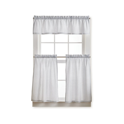 Linen Tailored 60" Kitchen Curtain