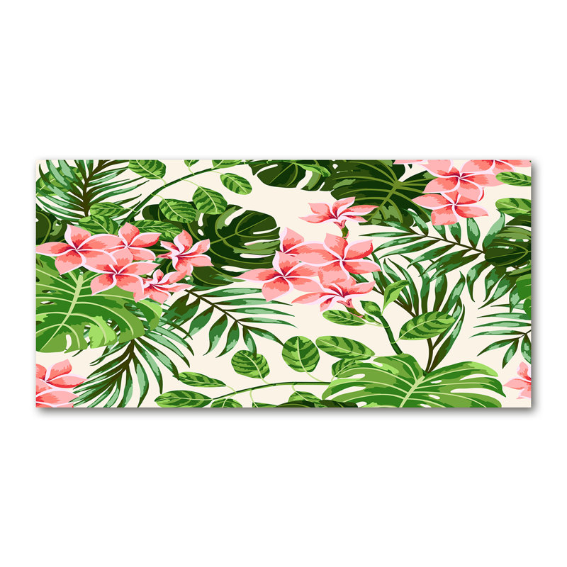 Floral Pattern - Wrapped Canvas Print, Canvas, 50cm H x 100cm W