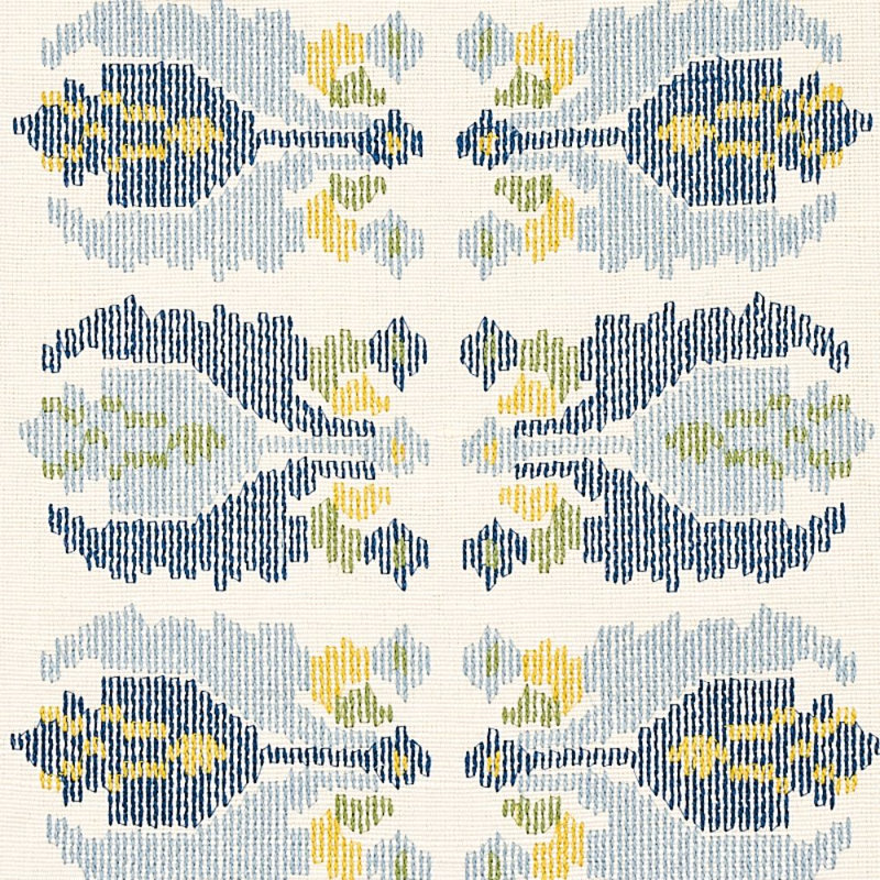 Tissu de broderie Sandor, Chambray