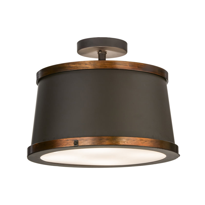 4 - Light Semi Flush Mount, 20 W, GU24 Bulb