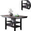 Table de salle à manger à hauteur de cuve 1Pc
