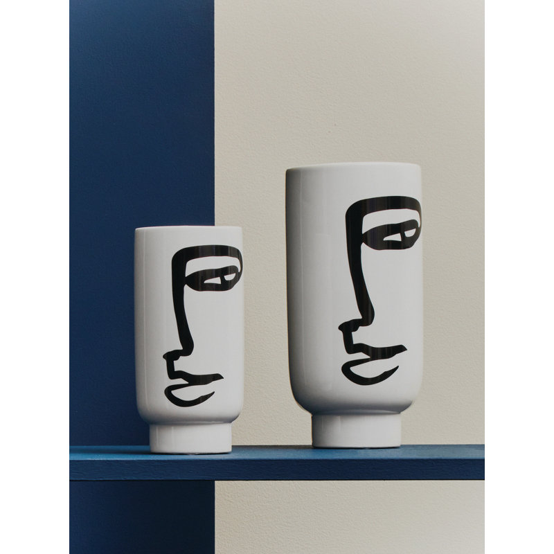 Anatilde Earthenware Table Vase, 27cm H x 13cm W x 13cm D