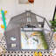 Lit maison sur pied en bois avec tablette de rangement-1172201185-1172201187