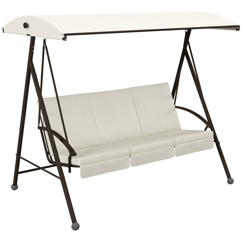3 Person Porch Swing with Canopy