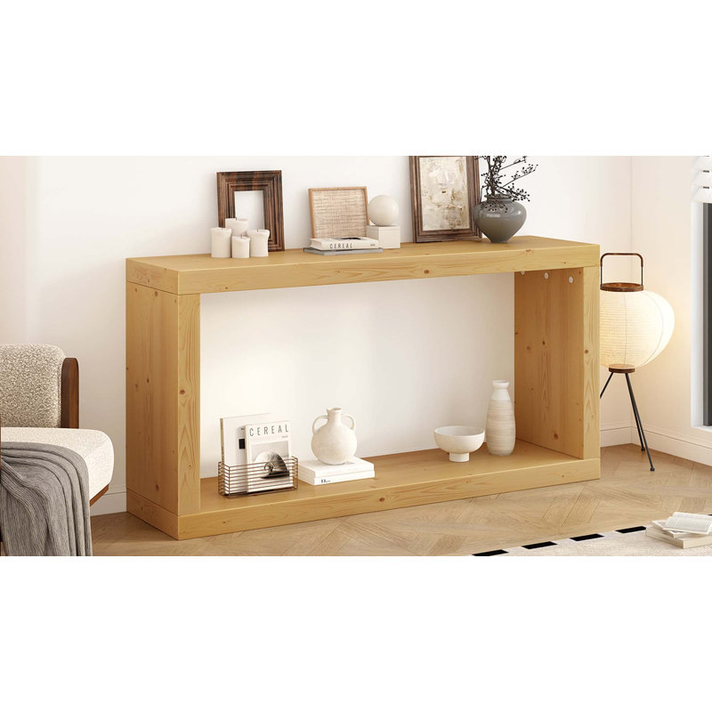 Console d'entrée moderne et minimaliste, Naturel