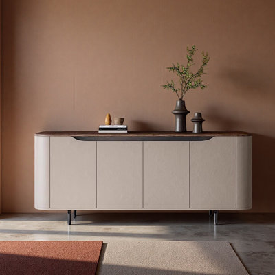 Italian style minimalist shoe cabinet