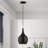 Tanna 1-Light Hardwired Steel Pendant-176246904-176246905