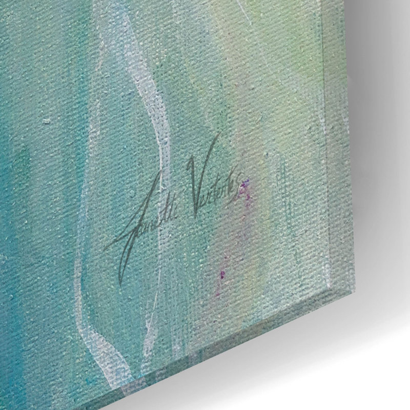 «Early Blooms» par Jeanette Vertentes, art mural en verre acrylique, H 12 po x l 12 po x P 0,13 po
