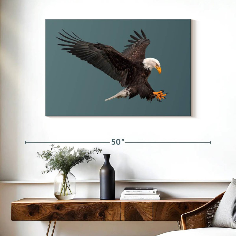 Brampt Predator Bald Eagle, 26" H x 39" W