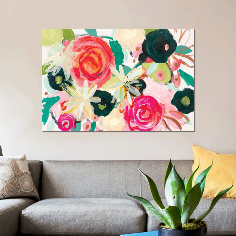 «Deborah's Générosité», impression sur toile, H 18 po x l 26 po x P 1,5 po, Toile tendue, Pas de tapis