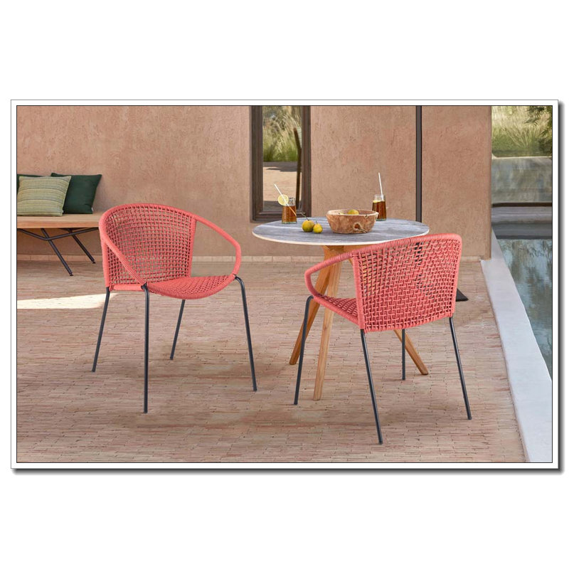 Ensemble de 2 chaises de salle à manger Quilla
