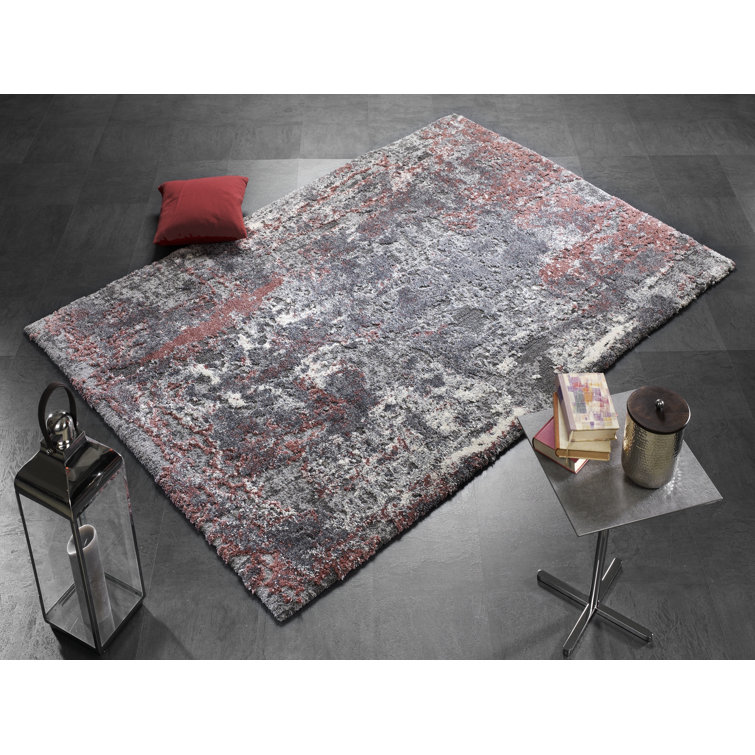 Glessite in Red/Grey Area Rug