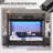 Full Over Full Bunk Bed With Storage Shelves And Drawers,multifunctional Metal Bunk Beds With Usb Ports And Led Lights, Lower Bed That Can Be Converted Into A Sofa, Black