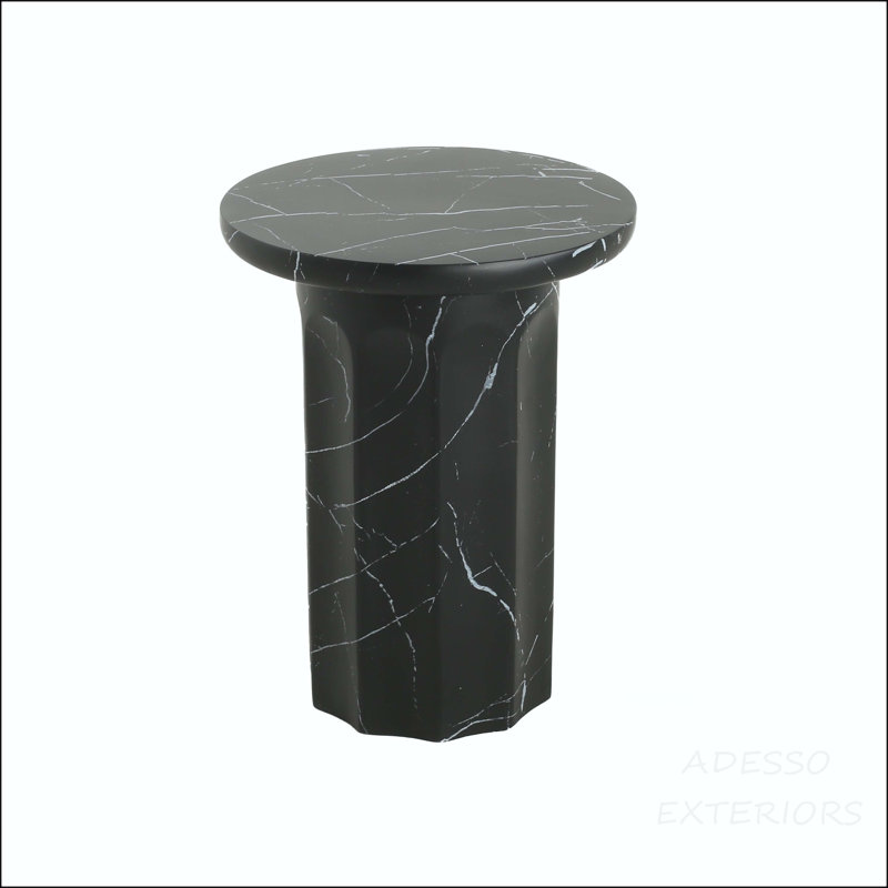 Black Marble MGO Side Table