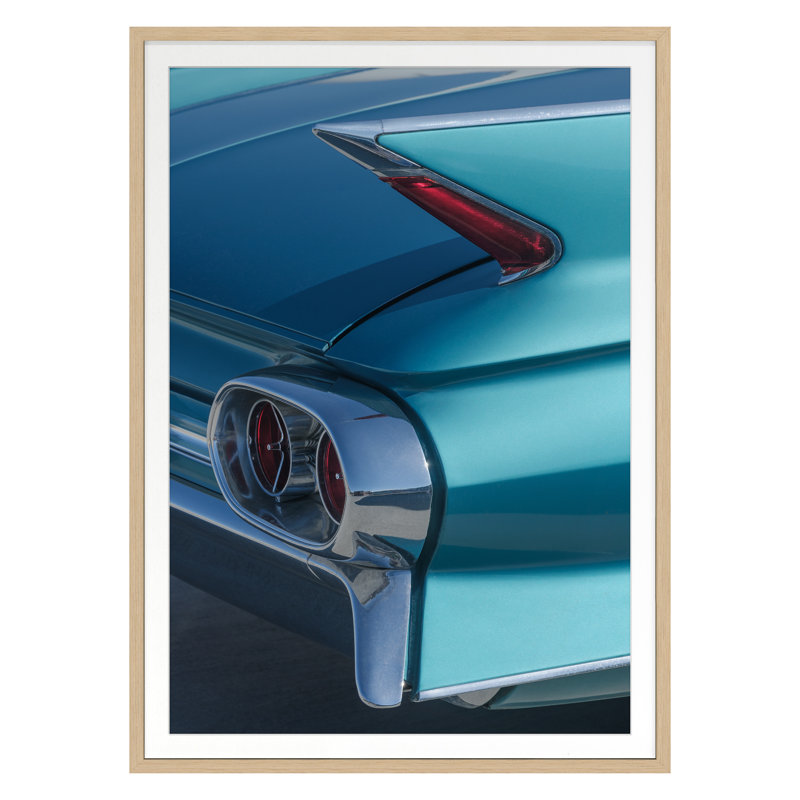 Classic Car 2 Print by Payne, Mimi, Nordic Oak Single Picture Framed, 30'' H x 22'' W