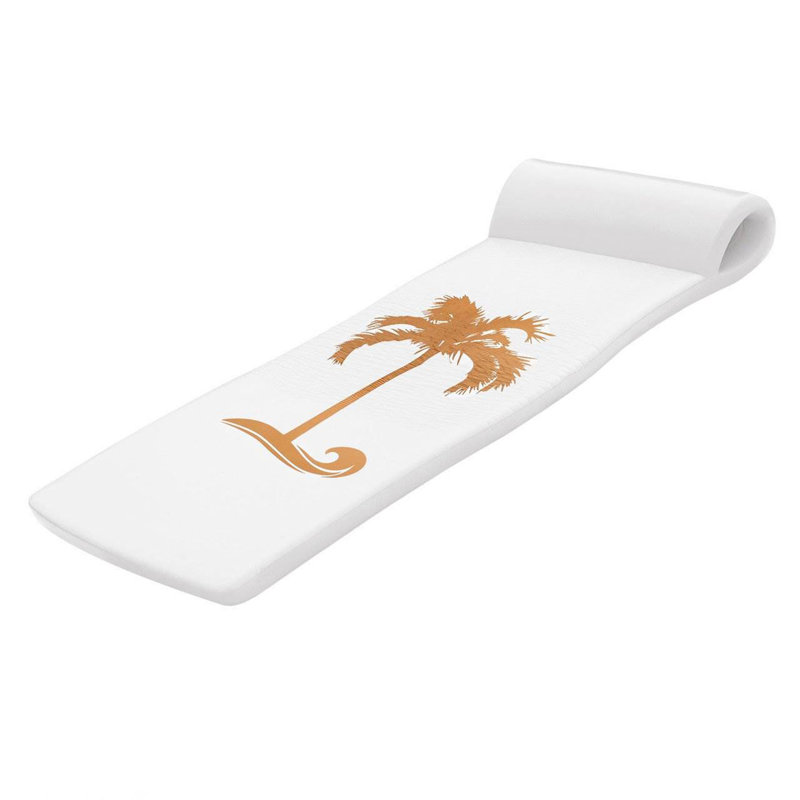 TRC Recreation Sunsation Foam Lounger Raft Pool Float, Bronze Palm