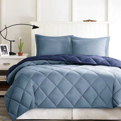 Édredon réversible de 3 m avec rembourrage en duvet synthétique