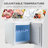 HomCom 1.1 Cubic Feet Countertop Mini Fridge with Freezer-99186689