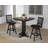 Athey Rubberwood Square Solid Wood Top with Solid Wood Base Dining Table-58265777