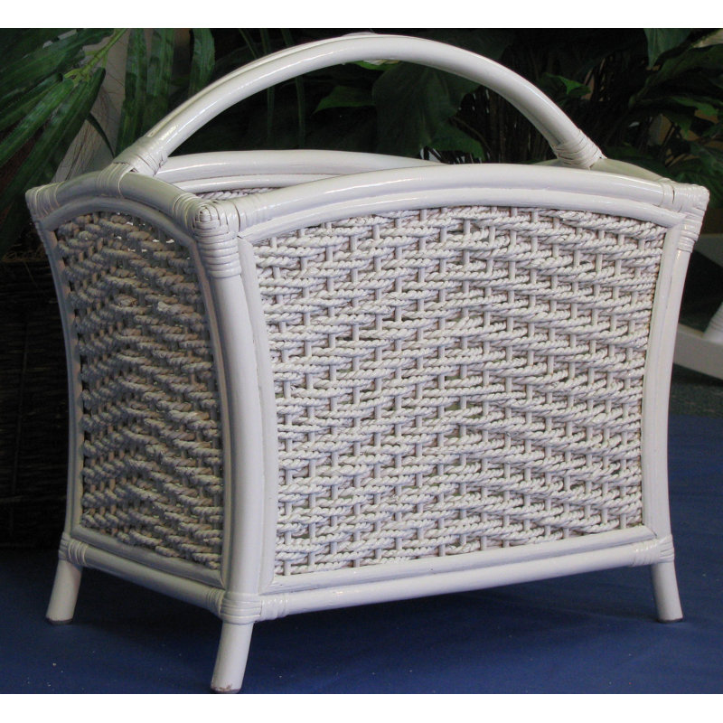 Cabery Solid Wood Free Standing Magazine Rack