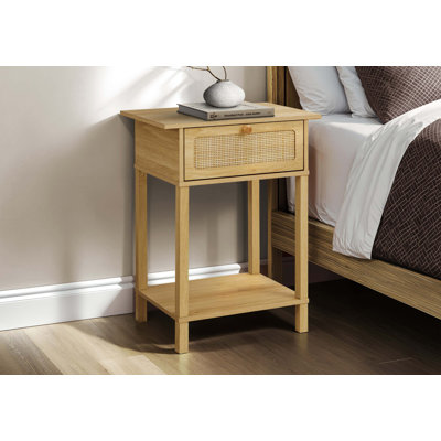 Table d'appoint, table de bout, table de bout, table de bout, tiroir de rangement, chambre à coucher, salon, transitionnel