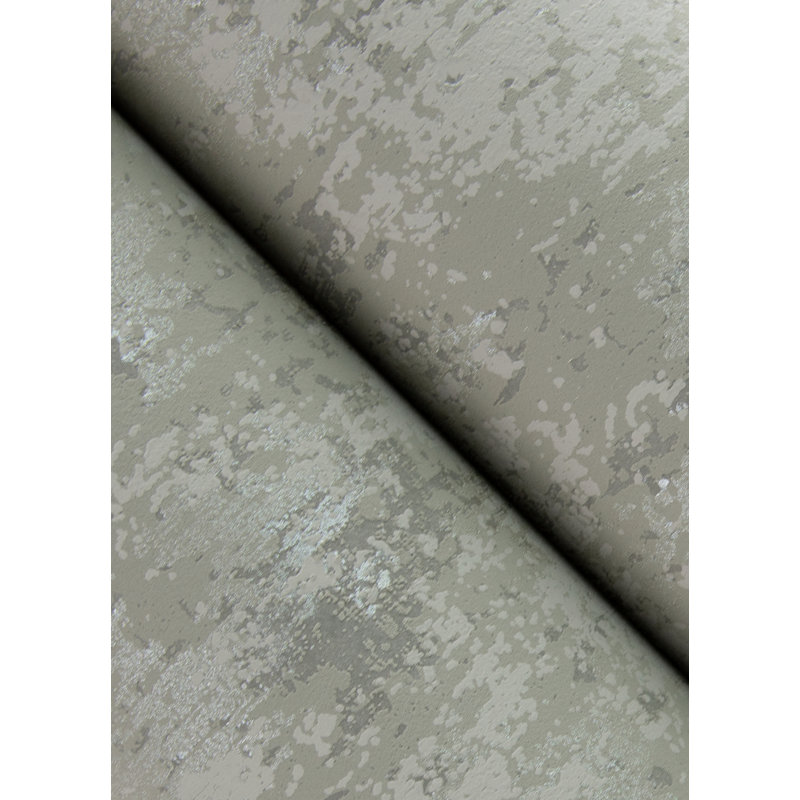 Metallic Wallpaper Roll, Gray