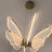 Exquisite Butterfly Gold Chandelier With Led Light Source