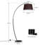 Lampe sur pied arquée 75 po Jantien