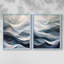 ABSTRACT Series CDLXVI - Reproduction encadrée de qualité supérieure - prête à être accrochée - aucun clou requis - aucun clou requis-41042617-41042622