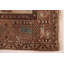 Tapis brun Antalya Vintage 4 pi 3 po x 7 pi 3 po